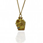 Athena Owl Coin Necklace - Sterling Silver 925